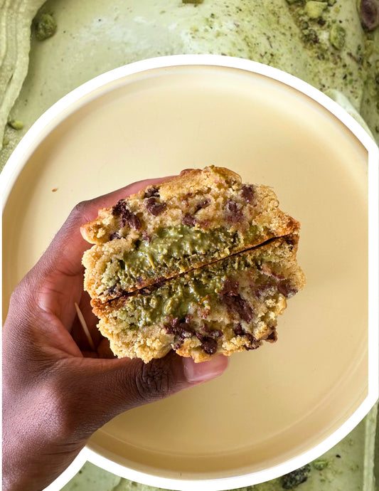 Dubai Chocolate Chip Cookie – The Sunday Crumb Houston bakery