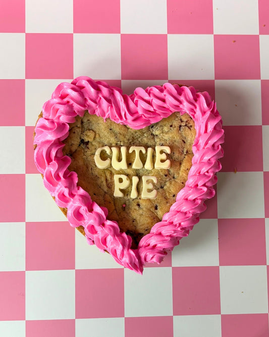 Valentines Day Cookie Cake "Cutie Pie"